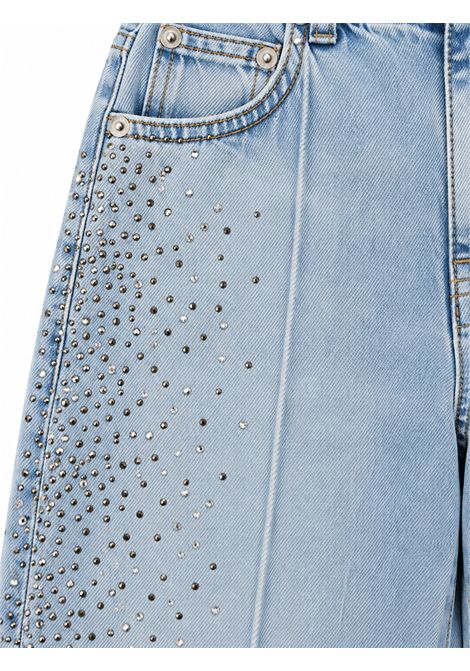 Jeans con orlo sfrangiato Lù-Lù BY MISS GRANT | LL4618BLU